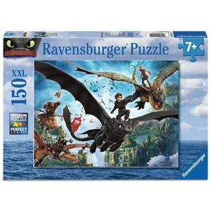 Ravensburger 12004141 - Így neveld a sárkányodat - 150 db-os XXL puzzle