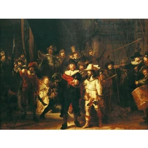 Ravensburger 12000701 - Rembrandt - Éjjeli őrjárat - 1500 db-os puzzle