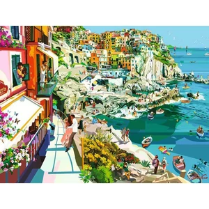 Ravensburger 12000430 - Románc a Cinque Terrén - 1500 db-os puzzle