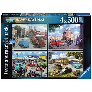 Ravensburger 16577 - Happy Days - Vidám szabadnapok - 4 x 500 db-os puzzle