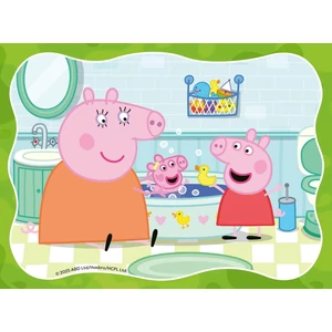 Ravensburger 12004104 - Peppa malac - 4 az 1-ben puzzle (12,16,20,24 db-os) puzzle