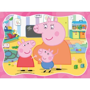 Ravensburger 12004104 - Peppa malac - 4 az 1-ben puzzle (12,16,20,24 db-os) puzzle