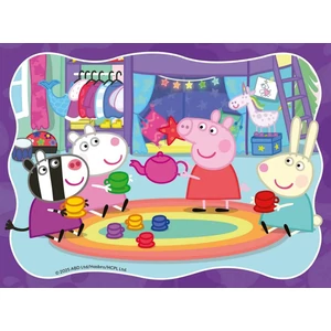 Ravensburger 12004104 - Peppa malac - 4 az 1-ben puzzle (12,16,20,24 db-os) puzzle
