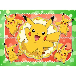 Ravensburger 12004026 - Pokémon - 4 az 1-ben puzzle (12,16,20,24 db-os) puzzle