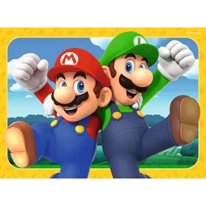 Ravensburger 12004107 - Super Mario - 4 az 1-ben puzzle (12,16,20,24 db-os) puzzle
