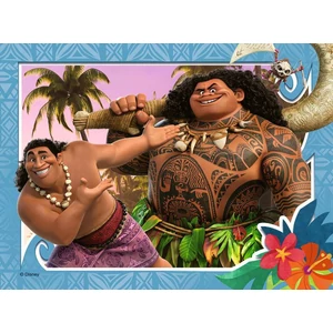Ravensburger 12004125 - Vaiana 2 - 4 az 1-ben puzzle (12,16,20,24 db-os) puzzle