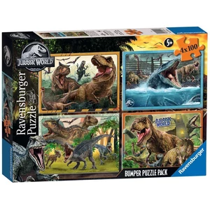 Ravensburger 05619 - Jurassic World - 4 x 100 db-os puzzle