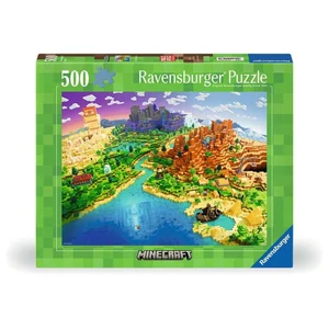 Ravensburger 12001568 - A Minecraft világa - 500 db-os puzzle
