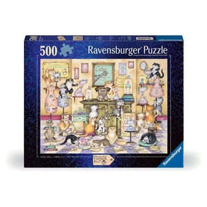 Ravensburger 12001451 - Crazy Cats - Taby & Co - 500 db-os puzzle