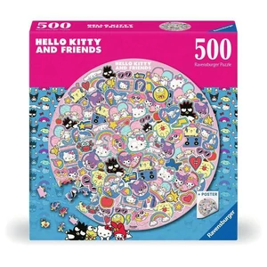 Ravensburger 12001391 - Hello Kitty - 500 db-os kör puzzle