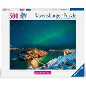 Ravensburger 12000845 - Sarki fény Bergsfjord felett - 500 db-os puzzle