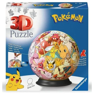 Ravensburger 11595 - Pokémon - 72 db-os 3D gömb puzzle