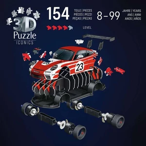 Ravensburger Iconics 12008038 - Porsche 911 GT3 Cup Salzburg Design - 154 db-os 3D puzzle