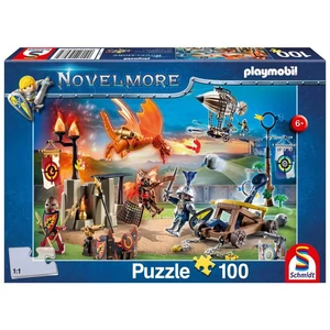 Schmidt 56483 - Playmobil puzzle - Novelmore - Jousting arena - 100 db-os puzzle