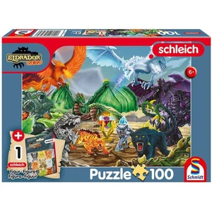 Schmidt 56565 - Eldrador Creatures - 100 db-os Schleich puzzle figurával