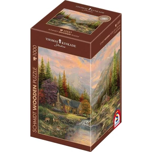 Schmidt 59799 - Mountain Backdrop with Stream