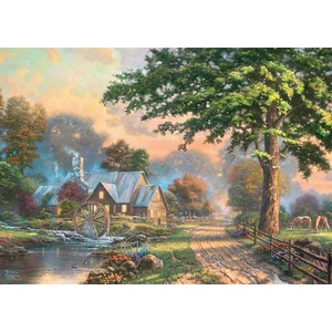 Schmidt 59797 - Simpler Times, Thomas Kinkade - 1000 db-os fa puzzle