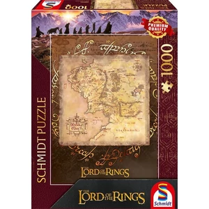 Schmidt 58551 - The Lord of The Rings - Middle Earth - 1000 db-os puzzle