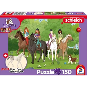Schmidt 56464 - Horse club - Trip to the countryside - 150 db-os Schleich puzzle figurával