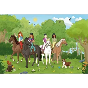 Schmidt 56464 - Horse club - Trip to the countryside - 150 db-os Schleich puzzle figurával