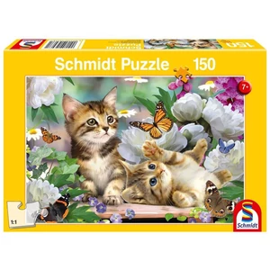 Schmidt 56468 - Playful kittens - 150 db-os puzzle