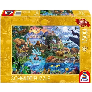 Schmidt 58866 - Panorama of Wildlife - 1500 db-os puzzle