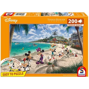 Schmidt 56559 - Disney - Mickey and Minnie in San Francisco, Thomas Kinkade - 200 db-os puzzle