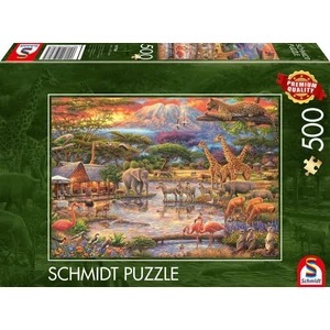 Schmidt 59708 - Paradise under Mount Kilimanjaro - 500 db-os puzzle