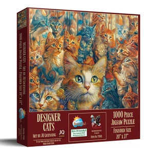 SunsOut 71901 - Designer Cats - 1000 db-os puzzle