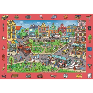 Trefl 15590 - Spy Guy City - Nyomozás a kisvárosban - 100 db-os puzzle