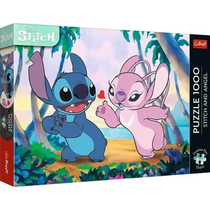 Trefl 12079 - Stitch és Angel - 1000 db-os Premium Plus puzzle