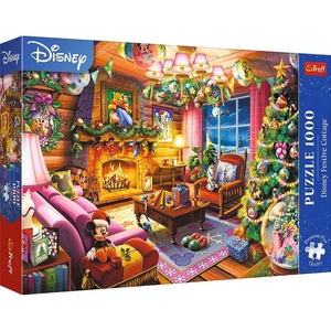 Trefl 10916 - Disney karácsonyi szoba - 1000 db-os Premium Plus puzzle
