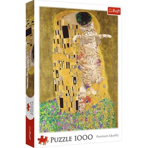 Trefl 10962 - A csók - Cicás verzió - 1000 db-os puzzle