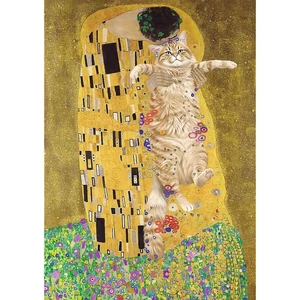 Trefl 10962 - A csók - Cicás verzió - 1000 db-os puzzle