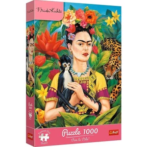 Trefl 12094 - Frida Kahlo - Dzsungelportré - 1000 db-os Premium Plus puzzle