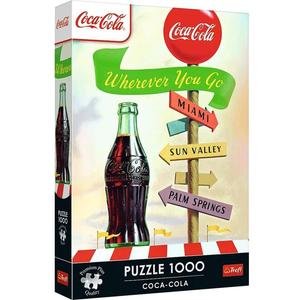 Trefl 12098 - Coca-Cola - Bármerre jársz - 1000 db-os Premium Plus puzzle