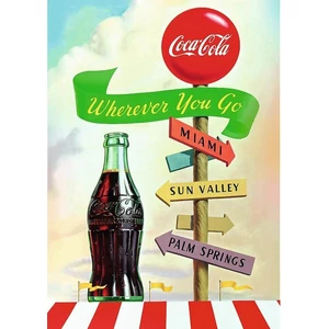 Trefl 12098 - Coca-Cola - Bármerre jársz - 1000 db-os Premium Plus puzzle