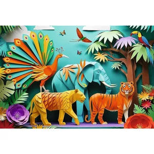Trefl 40051 - 40 Éves Jubileum - Dzsungel - 160 db-os Paper Art puzzle