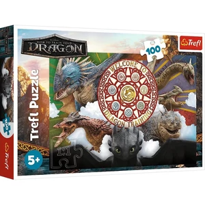 Trefl 16524 - Így neveld a sárkányodat - 100 db-os puzzle