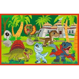 Trefl 34437 - Jurassic World - Kicsi dínók - 2 x 24 db-os puzzle