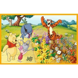 Trefl 34436 - Micimackó és barátai - A kertben - 2 x 24 db-os puzzle