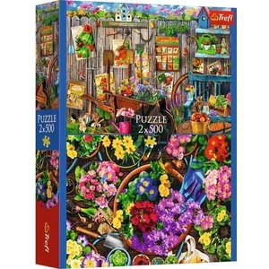 Trefl 37529 - Kerti munkák - 2 x 500 db-os puzzle