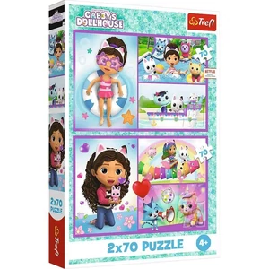 Trefl 34438 - Gabi babaháza - 2 x 70 db-os puzzle