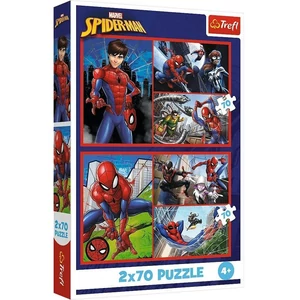 Trefl 34443 - Pókember - 2 x 70 db-os puzzle