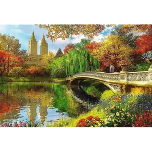Trefl 20216 - Central Park, Manhattan, New York - 500+1 db-os Wooden Puzzle
