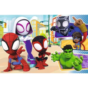 Trefl 14348 - Spidey és barátai - 24 db-os Maxi puzzle