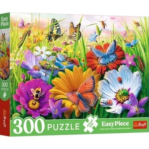 Trefl 23103 - Easy Piece - Rovarok a réten - 300 db-os XXL puzzle