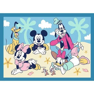 Trefl 34669 - Mickey egér és barátai - 4 az 1-ben (35,48,54,70 db-os) puzzle