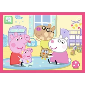 Trefl 34672 - Peppa malac - 4 az 1-ben puzzle (12