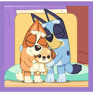 Trefl 34895 - Bluey - 3 az 1-ben (20, 36, 50 db-os) puzzle